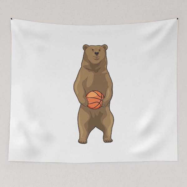 Item preview, Bear Basketball player Basketball designed and sold by Snabdesign84.