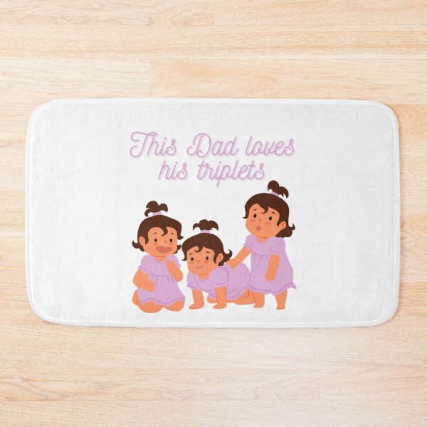 Item preview, This dad loves his triplets, This Dad Loves His Triplets, dad, fathers day, funny memes, cool dad loves his triplets designed and sold by Celebrationist.