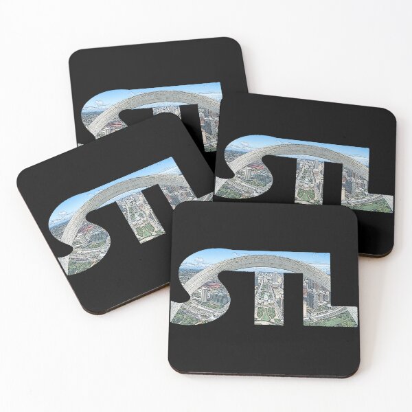 Item preview, Saint Louis, Missouri STL Morning Cityscape designed and sold by CrabbyLobster.
