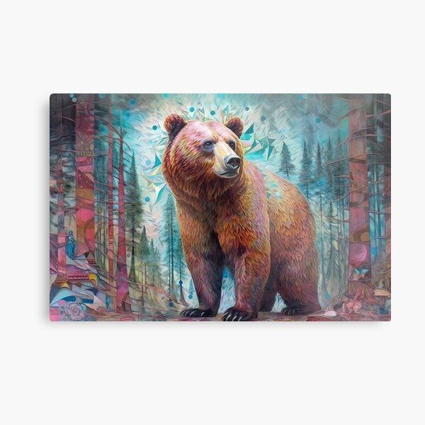 Sacred Animals. Artwork #8. Modern art Metal Print