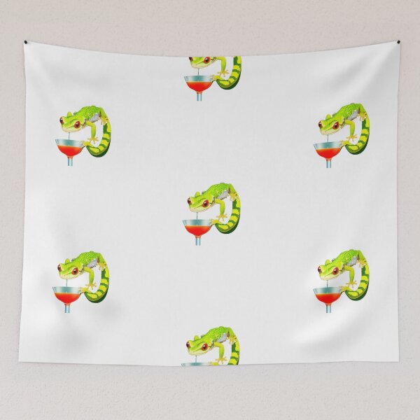Item preview, Gecko Having a Drink on A Hot Summer Day designed and sold by HanaiPrint.