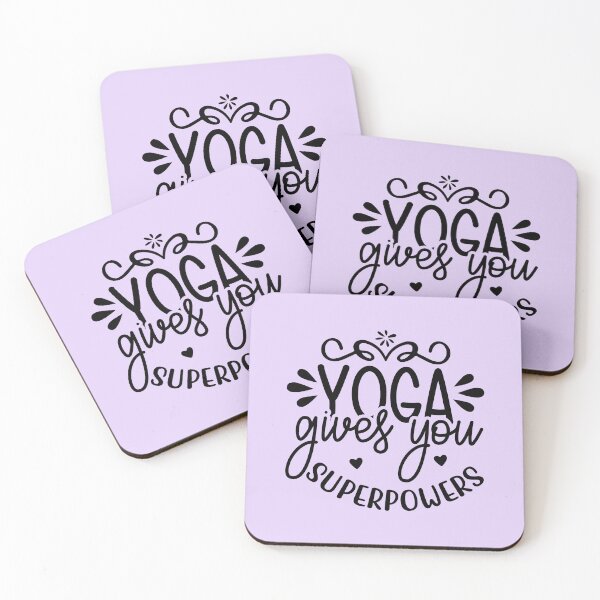 Item preview, Yoga Quote Yoga Gives You Superpowers Motivational Saying designed and sold by SoccaTamam.