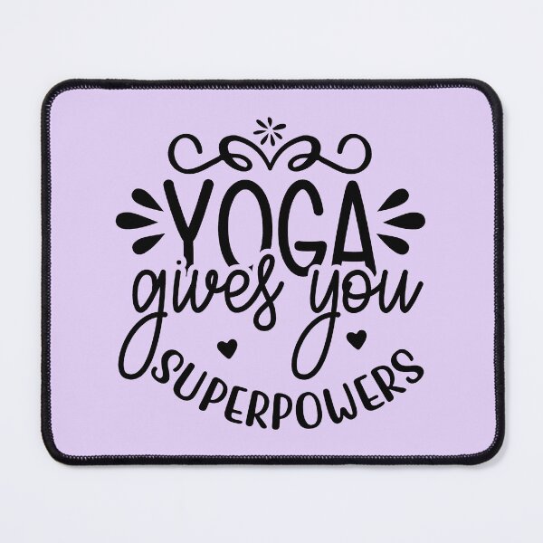Item preview, Yoga Quote Yoga Gives You Superpowers Motivational Saying designed and sold by SoccaTamam.