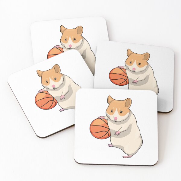Item preview, Hamster Basketball player Basketball designed and sold by Snabdesign84.