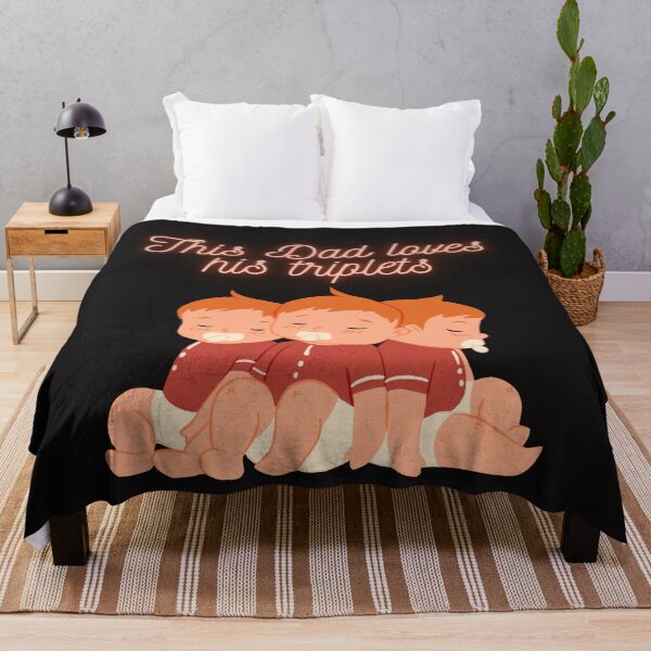 Item preview, This dad loves his triplets, This Dad Loves His Triplets, dad, fathers day, funny memes, cool dad loves his triplets designed and sold by Celebrationist.