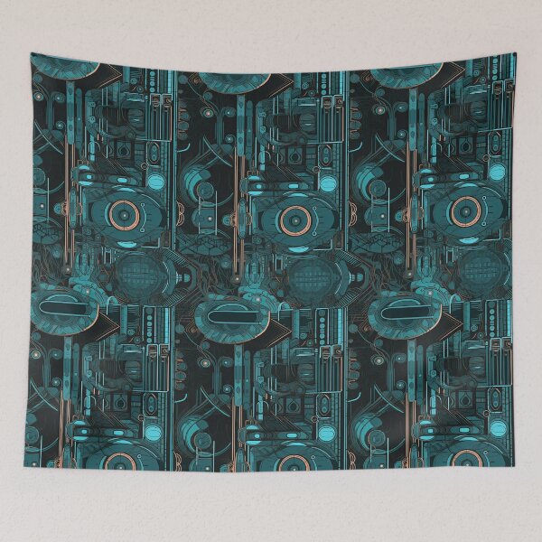 Item preview, SciFi Abstract 02 designed and sold by SteampunkMoai.