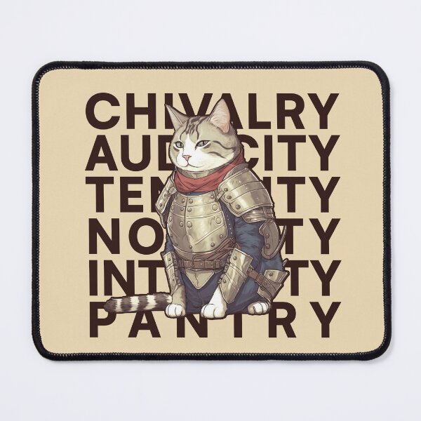 Item preview, The Chivalrous Knight Cat designed and sold by kittengallery.