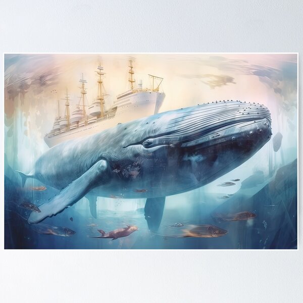 Sacred Animals. Artwork #10. Modern art Poster