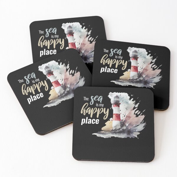 Item preview, The Sea Is My Happy Place Lighthouse designed and sold by MooonTees.