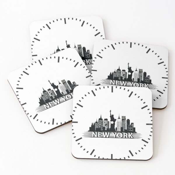 Item preview, New York Time Zone Newsroom Wall designed and sold by ArtShotss.