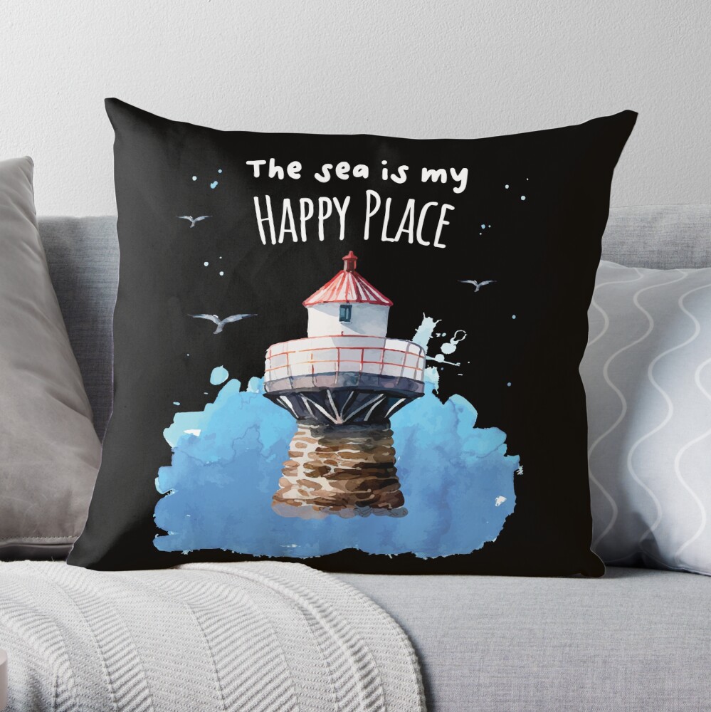 Happy place outlet pillow