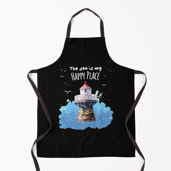 Item preview, The Sea Is My Happy Place Lighthouse designed and sold by MooonTees.