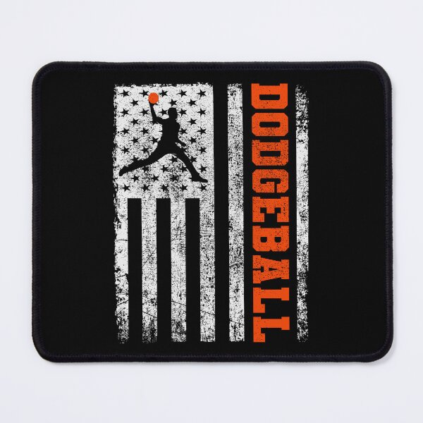 Item preview, American Flag USA Dodgeball Player Coach Team Sports designed and sold by TastefulTees.
