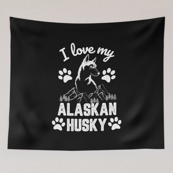 Item preview, Alaskan Husky Love designed and sold by HuskyHuddle.