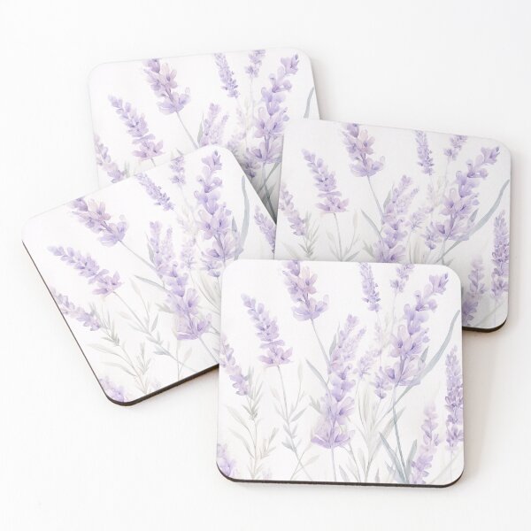 Item preview, Lavender Blooms: A Delicate Watercolor design designed and sold by Paul-Rand.