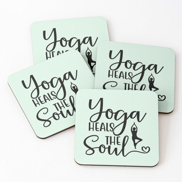 Item preview, Yoga Quote Yoga Heals The Soul Motivational Saying designed and sold by SoccaTamam.