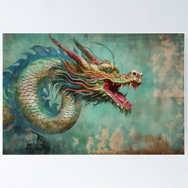 Sacred Animals. Artwork #12. Modern art Poster