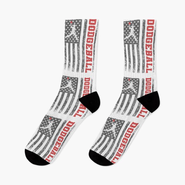 Item preview, American Flag USA Dodgeball Player Coach Team Sports designed and sold by TastefulTees.