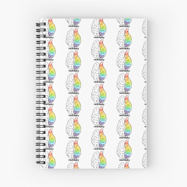 Aperçu de l'œuvre Cerveau arc-en-ciel Neurospicy créée et vendue par lu-lu.