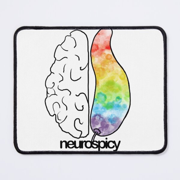 Item preview, Neurospicy rainbow brain designed and sold by lu-lu.