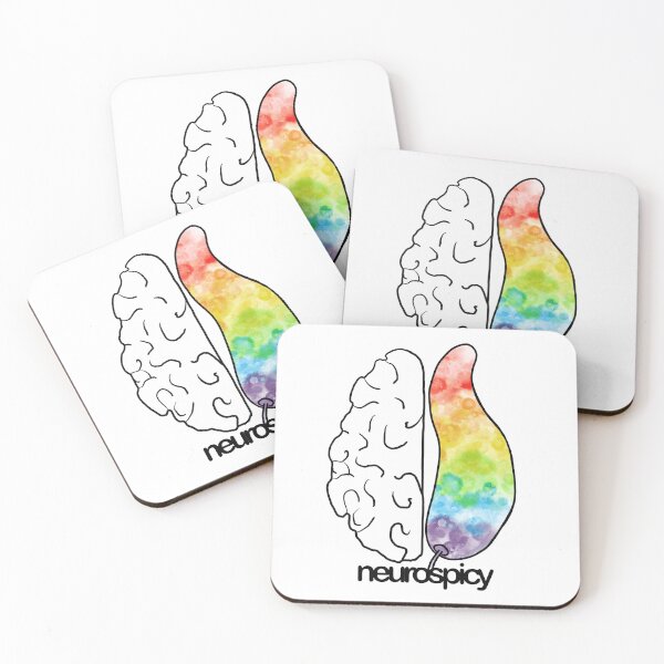 Item preview, Neurospicy rainbow brain designed and sold by lu-lu.