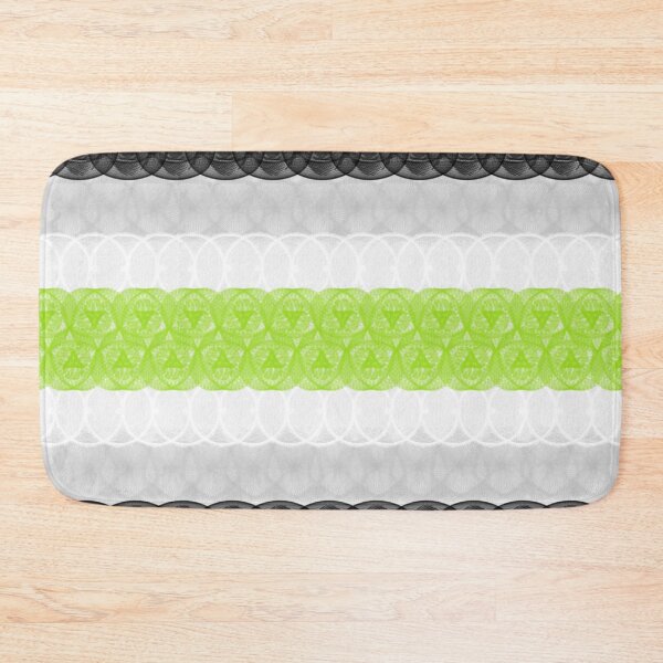 Item preview, Spirograph Patterned Agender Flag designed and sold by RachelEDesigns.
