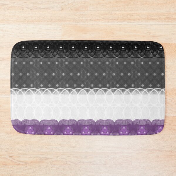 Item preview, Spirograph Patterned Asexual Flag designed and sold by RachelEDesigns.