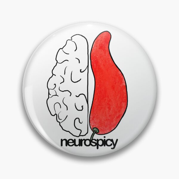 Item preview, Neurospicy pepper brain designed and sold by lu-lu.