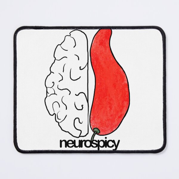 Item preview, Neurospicy pepper brain designed and sold by lu-lu.