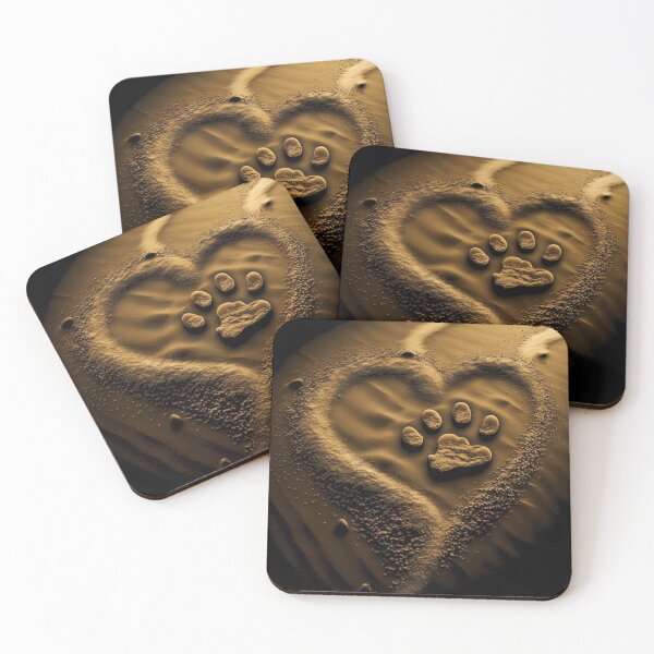 Item preview, Cats paws in heart. designed and sold by DiamondPixel.