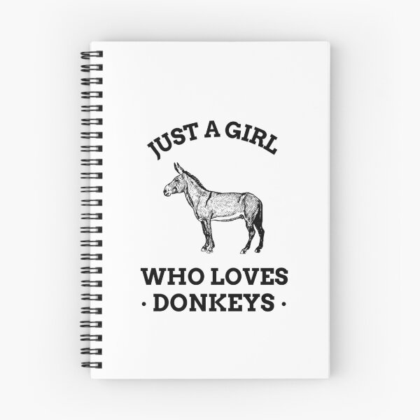 Item preview, Just A Girl Who Loves Donkeys designed and sold by Harmonick-Tees.