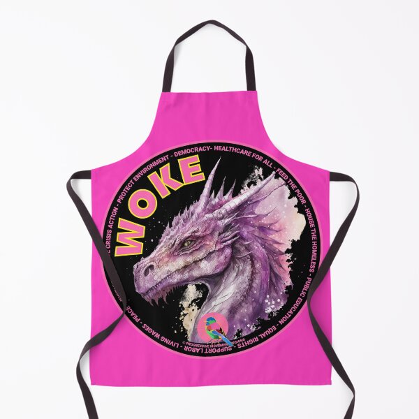 Item preview, PMD00747 Progressive Movement Designs Woke Dragon funny design shows you are woke and support progressive policy goals for progressive Democrats Independents and Bernie Sanders supporters designed and sold by ProgressiveLeft.