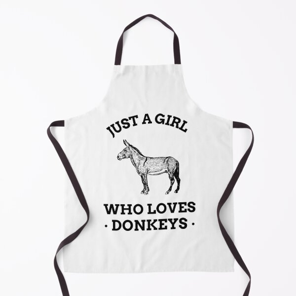 Item preview, Just A Girl Who Loves Donkeys designed and sold by Harmonick-Tees.