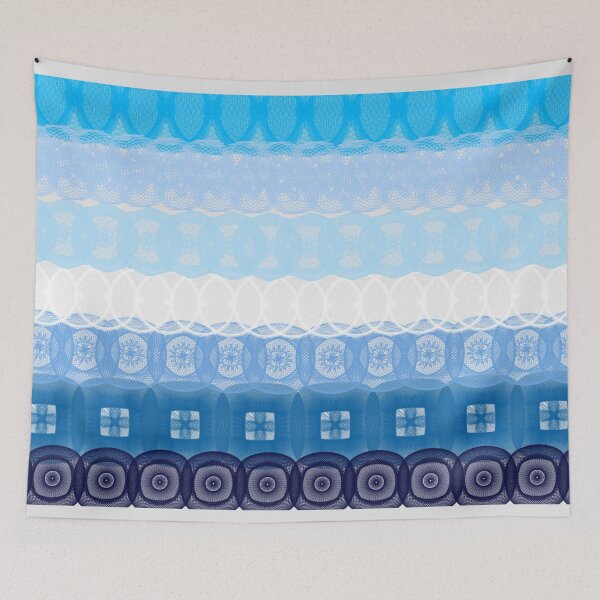Item preview, Spirograph Patterned Gay Male Flag designed and sold by RachelEDesigns.
