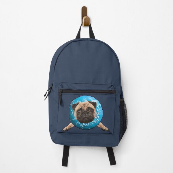 Item preview, Funny pug dog inside a donut designed and sold by Donutlovers.