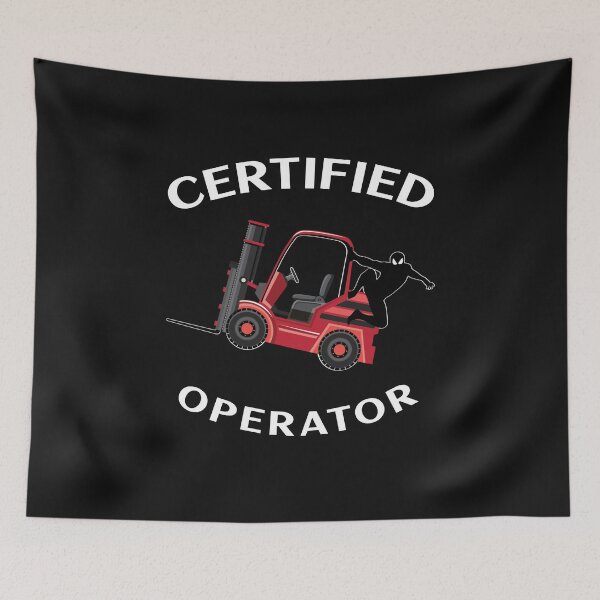 Item preview, Forklift Ninja Certified Forklift Operator NFRW designed and sold by TeamsterLife.
