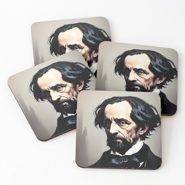 Item preview, Charles Dickens in Acryl designed and sold by daido-ai.