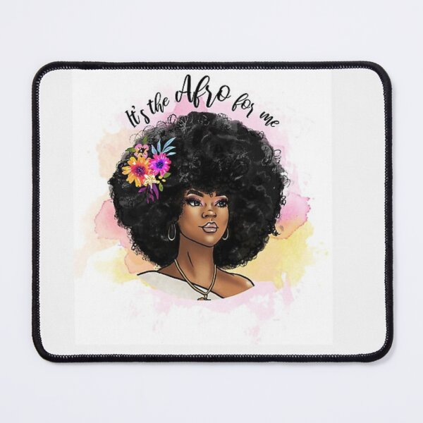 Item preview, afro black girl designed and sold by Abdoshoopping ⭐⭐⭐⭐⭐.