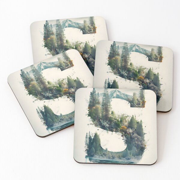 Item preview, Letter S Double Exposure designed and sold by dotperinchart.