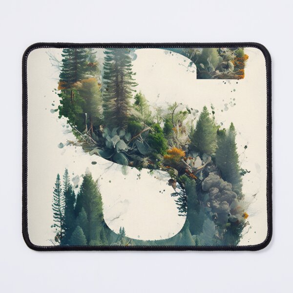Artikelvorschau, Letter S Double Exposure entworfen und verkauft von dotperinchart.