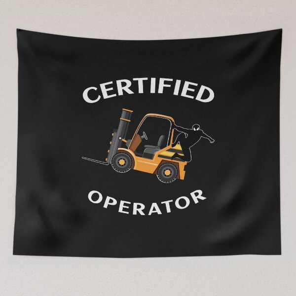 Item preview, Forklift Ninja Certified Forklift Operator NFGW designed and sold by TeamsterLife.