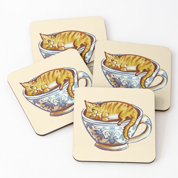Item preview, Teacup Cat designed and sold by TheCattercat.
