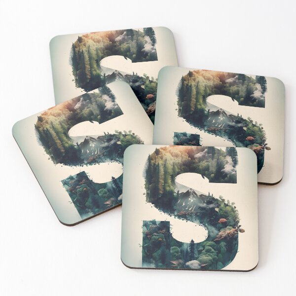 Artikelvorschau, Letter S Double Exposure entworfen und verkauft von dotperinchart.