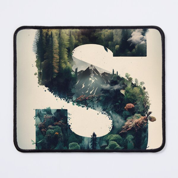 Item preview, Letter S Double Exposure designed and sold by dotperinchart.