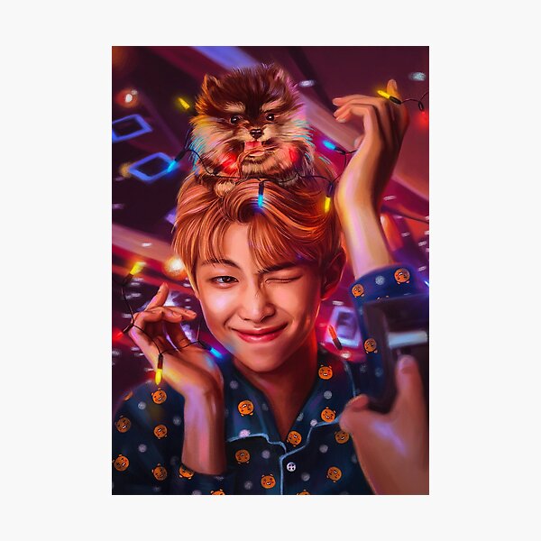 Item preview, RM & Yeontan designed and sold by Ellen-Drawings.