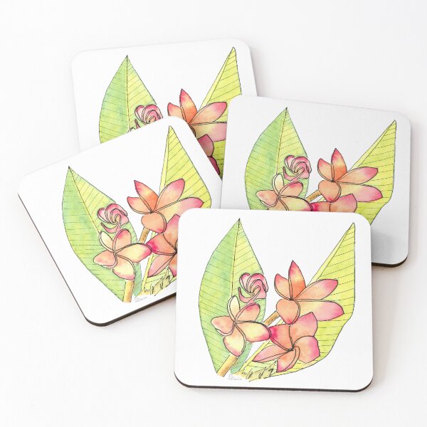 Item preview, plumerias in spring designed and sold by aliborius.