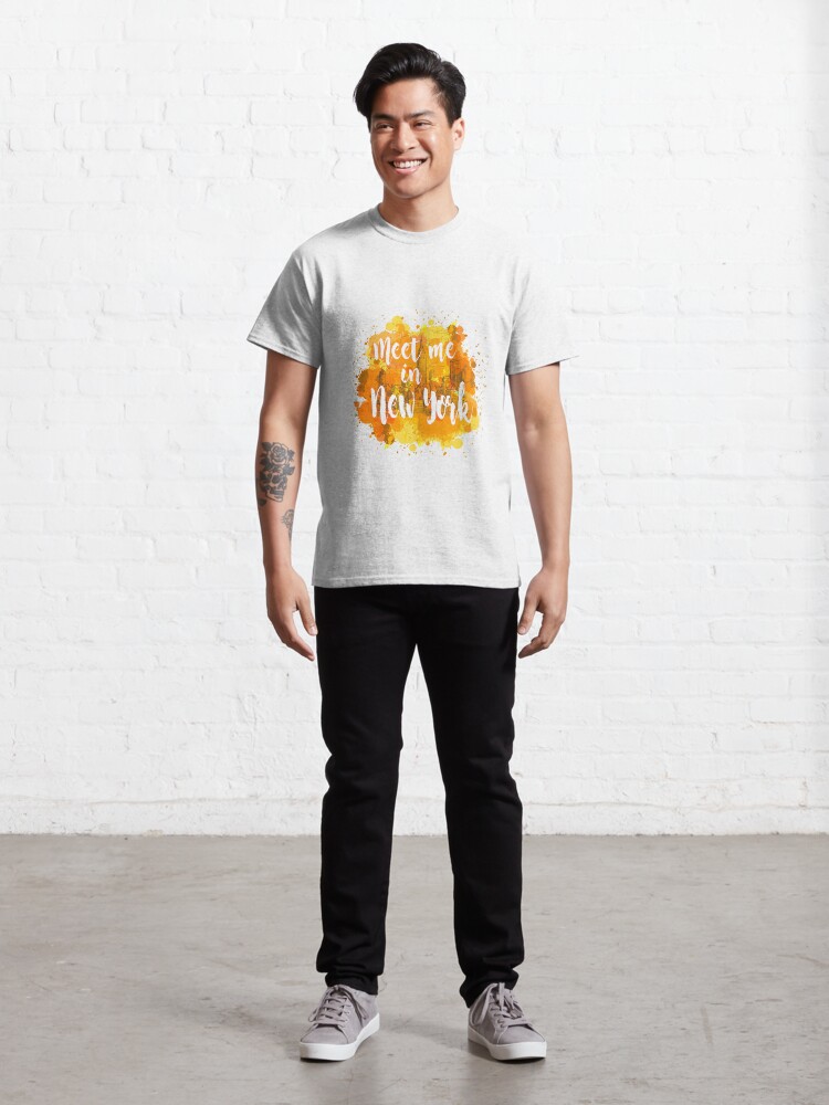 Vista alternativa de Camiseta clásica Meet me in New York