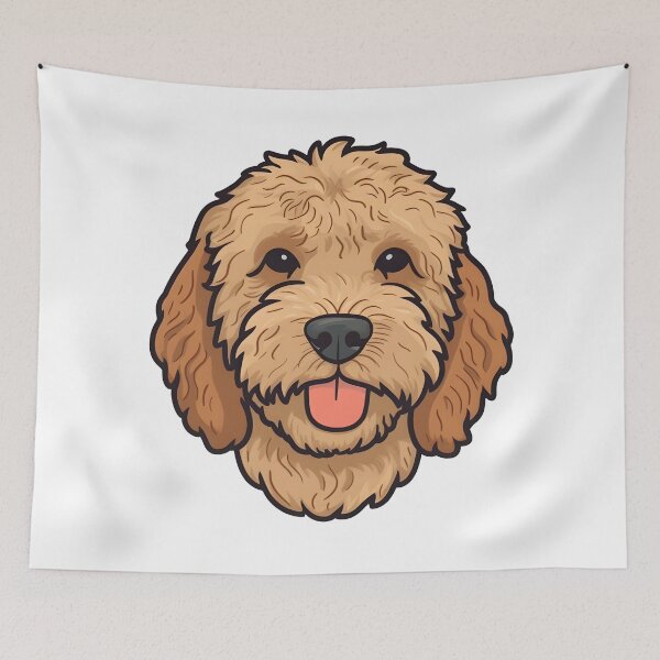 Item preview, Goldendoodle. designed and sold by FluffyCute.