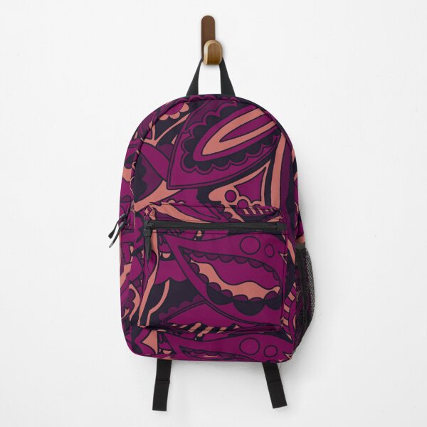 Item preview, Psychedelic pattern burgundy designed and sold by cema-textiles.