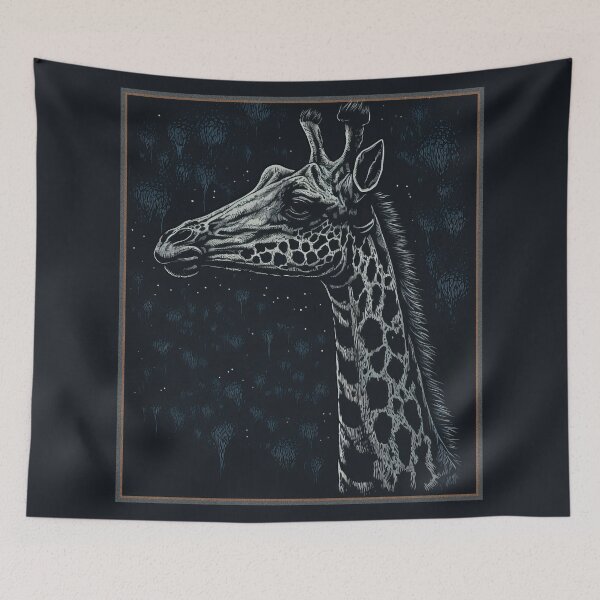 Item preview, Giraffe in Blue  designed and sold by Richard-Y.